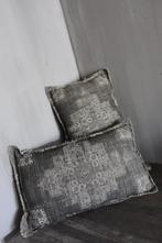 Shabby kussen met kelim opdruk Black 45x25cm, Huis en Inrichting, Woonaccessoires | Kussens, Ophalen of Verzenden, Nieuw