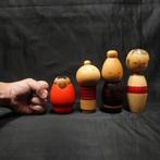 Uniek ontwerp Sosaku Kokeshi  / kokeshi-pop - Hout -