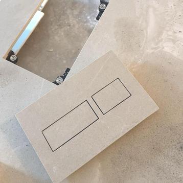 Betegelbare Drukplaat BWS Flush Geschikt voor Geberit Sigma, beschikbaar voor biedingen