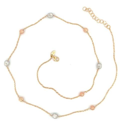 Handmade - Halsketting - 3 g - 18 karaat Geel goud,, Sieraden, Tassen en Uiterlijk, Kettingen