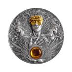 Zilveren munt Helios antique finish 2022 3 troy ounce, Verzenden