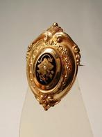 Zonder Minimumprijs - Broche - 8 karaat Geel goud, Tombak,