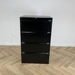 Bisley dossierkast vv 4 lades en sleutel (hxbxd) 130x80x62, Ophalen of Verzenden, Gebruikt, Metaal