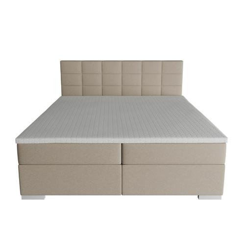 Boxspring Seattle - 180x200cm - Beige, Huis en Inrichting, Slaapkamer | Bedden, Nieuw, Verzenden
