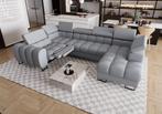 Luxe Bankstel / Hoekbank / U-vorm Relax | leder 350cm, Hoekbank, Leer, Vierpersoons of meer, 300 cm of meer