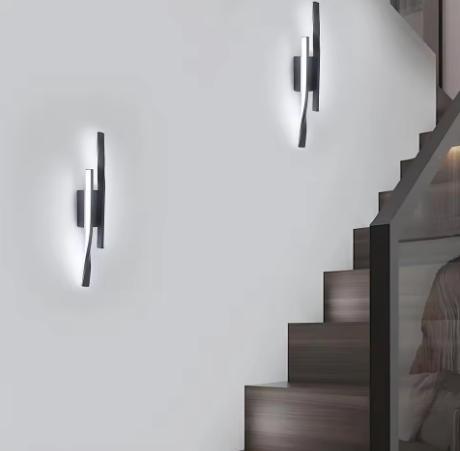 LED Wandlamp Modern – 24W Lineair Aluminium, Warm Wit 3000K, Huis en Inrichting, Lampen | Wandlampen, Nieuw, Verzenden