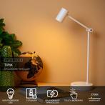 Lucide TIPIK - Oplaadbare Tafellamp - Accu/Batterij - LED 3, Verzenden, Zo goed als nieuw