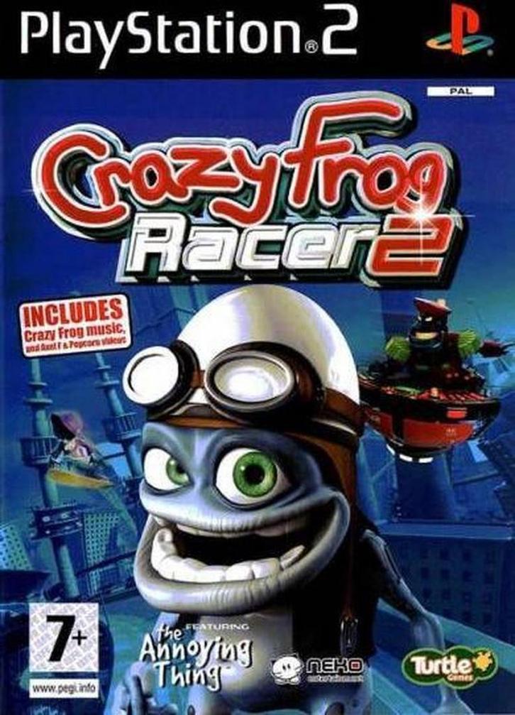 Playstation 2 Crazy Frog Racer 2, Spelcomputers en Games, Games | Sony PlayStation 2, Zo goed als nieuw, Verzenden