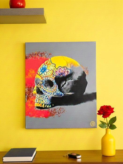 GuS (1974) - Pop SkuLL, Antiek en Kunst, Kunst | Schilderijen | Modern