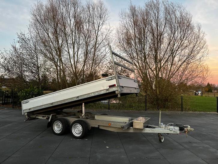 Henra kipper 350 x 185 cm 3500 kg complete kipper ! bj 2018, Auto diversen, Aanhangers en Bagagewagens, Gebruikt, Ophalen