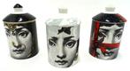 Pot (3) - Fornasetti-stijl - Keramiek - Set van 3