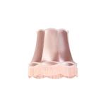 Zijden lampenkap roze 45/30/44 - Granny, Huis en Inrichting, Lampen | Lampenkappen, Overige kleuren, 25 tot 50 cm, Nieuw, Overige vormen