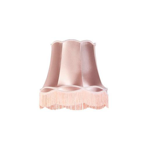 Zijden lampenkap roze 45/30/44 - Granny, Huis en Inrichting, Lampen | Lampenkappen, 25 tot 50 cm, Overige vormen, Overige kleuren