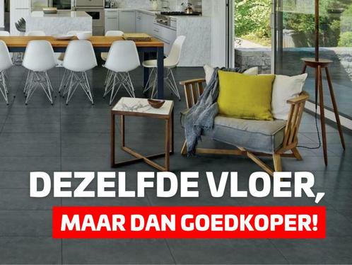 VLOEREN KORTING! 60x60 cm ANTRACIET tegel nu 11,98 pm2, Doe-het-zelf en Verbouw, Tegels, 60 cm of meer, 60 cm of meer, 10 m² of meer