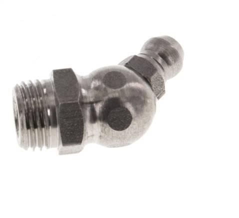 Haakse Hydraulische Smeernippel RVS M10x1 DIN 71412, Doe-het-zelf en Verbouw, Overige Doe-het-zelf en Verbouw, Nieuw, Verzenden