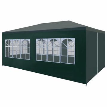 Partytent feesttent 6x3x2.25m(LxBxH) groen GRATIS verzending