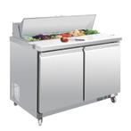 Polar U-serie 2-deurs gekoelde saladette 405 liter, Verzenden, Nieuw in verpakking, Koelen en Vriezen