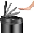 2dekans | Juskys – Sensor-Vuilnisbak Rond – 40 l & Ø 31 x 68, Ophalen of Verzenden, Zo goed als nieuw