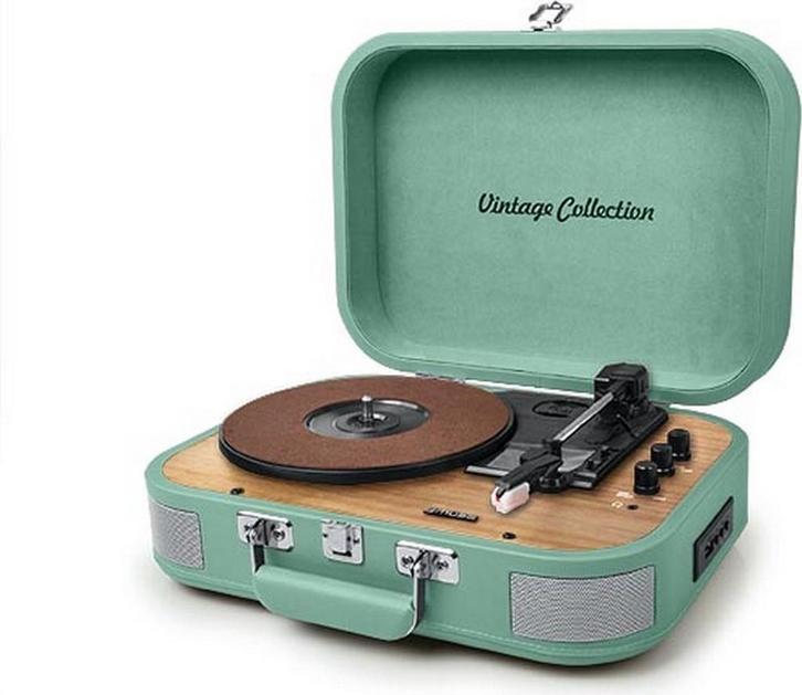 Muse MT-201WG - Bluetooth kofferplatenspeler met, Audio, Tv en Foto, Platenspelers, Verzenden