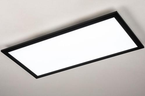 Rietveld Plafondlampen - Zwart - Kunststof, Metaal, Huis en Inrichting, Lampen | Plafondlampen, Verzenden