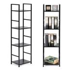 Modern Home industriële loft stijl boekenkast met 4 planken, Huis en Inrichting, Kasten | Boekenkasten, Ophalen of Verzenden, Nieuw