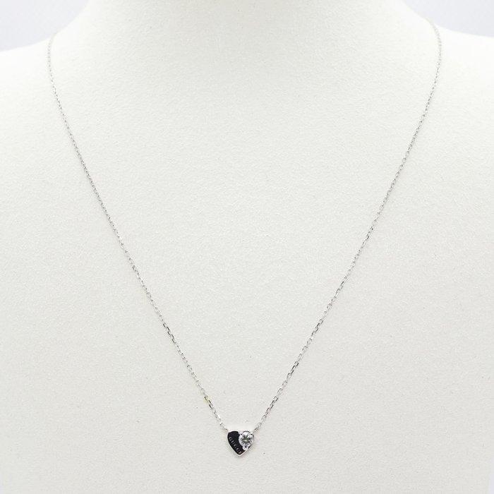 Gucci - Ketting met hanger - Heart - 18 karaat Witgoud - 1, Sieraden, Tassen en Uiterlijk, Antieke sieraden