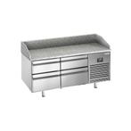 GGM Gastro | Pizzakoeltafel Premium PLUS - 1490x700mm - met, Verzenden, Nieuw in verpakking, RVS Meubilair