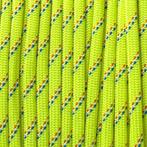 Lime green striped Paracord 550 - Type 3 - 15 meter #31, Hobby en Vrije tijd, Kralen en Sieraden maken, Ophalen of Verzenden, Nieuw