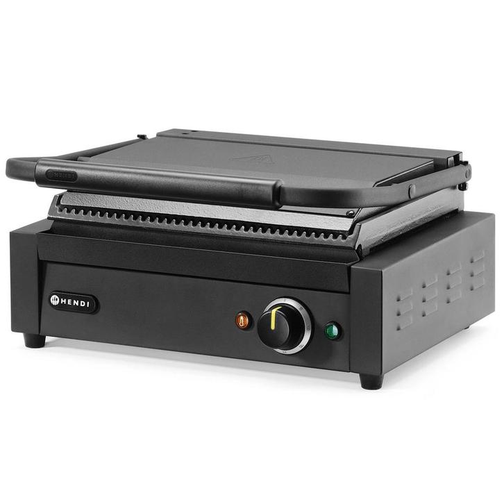 Contact-/Paninigrill | Enkel | Gegroefd Oppervlak 340x230, Zakelijke goederen, Horeca | Keukenapparatuur, Nieuw in verpakking