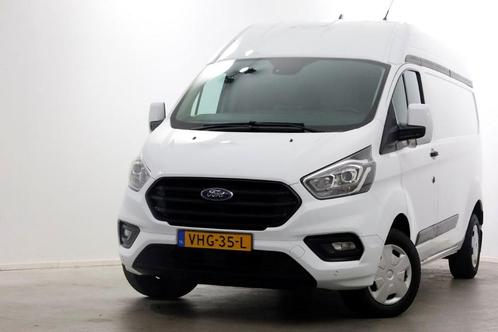 Ford Transit Custom 2.0 TDCI 130pk L2H2 Trend Airco/Navi/Cam, Auto's, Bestelauto's, Dealer onderhouden, Lease, Handgeschakeld