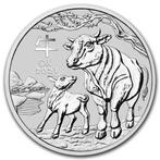 Australië. 2021 1 Kilo $30 AUD Australian Silve Lunar Year, Postzegels en Munten, Edelmetalen en Baren