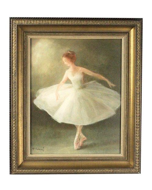 Miloslava Vrbova-Stefkova (1909-1991) - Ballerina - NO, Antiek en Kunst, Kunst | Schilderijen | Klassiek