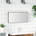 vidaXL Badkamerspiegelkast met LED 80x37 cm gerookt, Huis en Inrichting, Verzenden, Nieuw