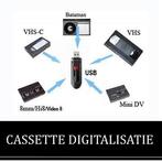 Cassette digitaliseren - Tot 50% STAPEL KORTING, Diensten en Vakmensen, Film- en Videobewerking, Film- of Videodigitalisatie