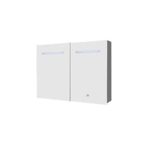 Spiegelkast Best Design Aluma Incl. LED verlichting 90x60cm, Doe-het-zelf en Verbouw, Sanitair, Bad, Nieuw, Ophalen of Verzenden