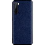 ProGuard OnePlus Nord Hoesje Canvas Grain Blauw, Verzenden, Nieuw, Hoesje of Tasje