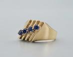 Gouden Vintage en Antieke  ringen met Edelstenen en Diamant.