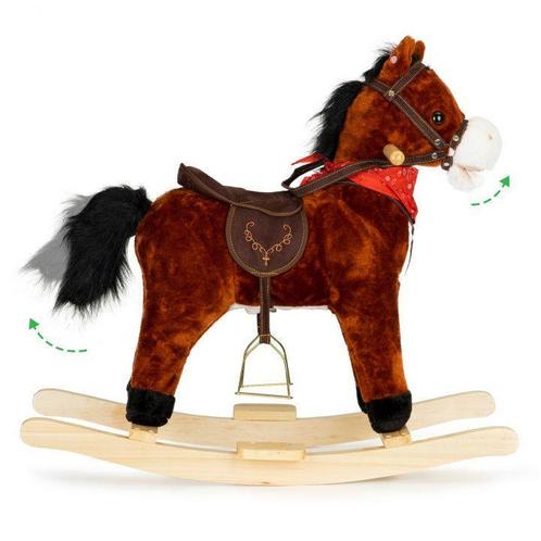Hobbelpaard met geluid en bewegende staart 73x36x65 cm, Kinderen en Baby's, Speelgoed | Actiefiguren, Ophalen of Verzenden