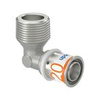 Uponor S-Press Plus perskoppeling 3/4 buitendraad x Ø20 kni, Doe-het-zelf en Verbouw, Verwarming en Radiatoren, Verzenden, Nieuw