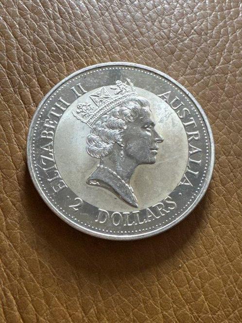 Australië. 2 Dollars 1992 Kookaburra, 2 Oz (.999) (Zonder, Postzegels en Munten, Munten | Europa | Niet-Euromunten
