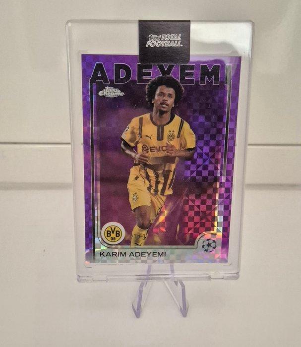 2024/25 Topps Total Football, Chrome UCC Karim Adeyemi 105, Verzamelen, Stickers
