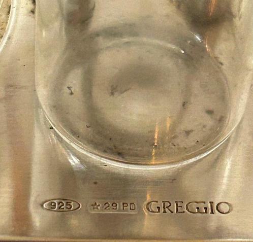 Greggio - Olie-en-azijnstelletje - 925 zilver, Antiek en Kunst, Antiek | Goud en Zilver