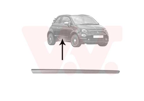 DEURBEKLEDING VOOR FIAT 500 2015-, Auto diversen, Auto-accessoires, Nieuw, Ophalen of Verzenden