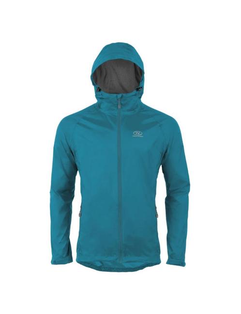 Highlander regenjas heren Stow & Go Pack Away Petrol - Blauw, Caravans en Kamperen, Regenkleding, Nieuw, Verzenden