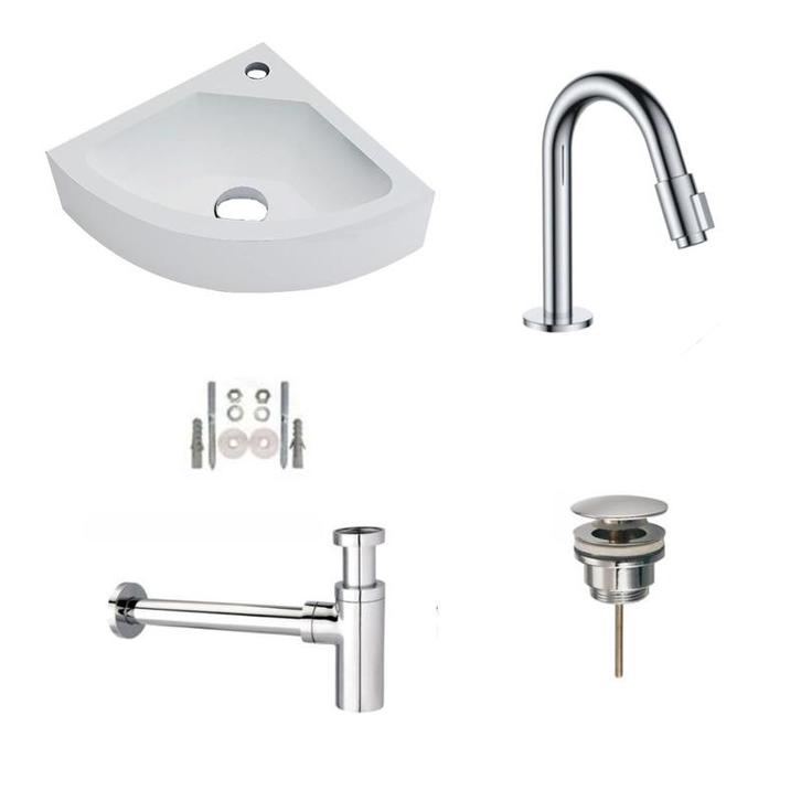 Sani Royal Solid Surface Fonteinset Corner met, Tuin en Terras, Waterpartijen en Fonteinen