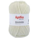 Katia Bambi - 305 ecru - Chenille Garen, Hobby en Vrije tijd, Breien en Haken, Ophalen of Verzenden, Nieuw