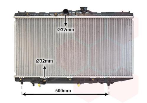RADIATOR VOOR TOYOTA CARINA T170 1987-1992 1640015380, Auto-onderdelen, Airco en Verwarming, Nieuw, Ophalen of Verzenden