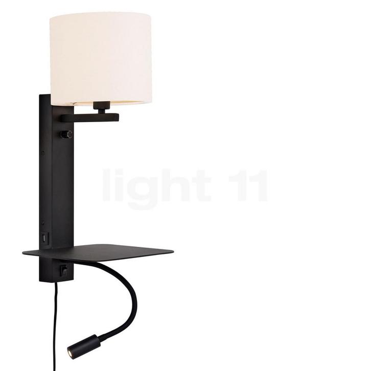 Its about RoMi Florence Wandlamp, wit - met leeslamp - met, Huis en Inrichting, Lampen | Wandlampen, Nieuw, Verzenden