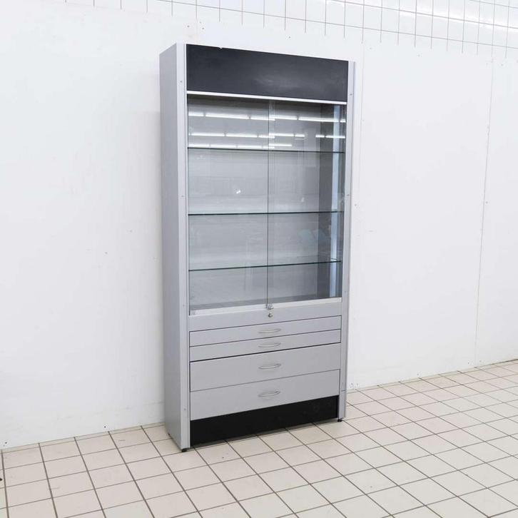 Vitrinekast met Lades, Huis en Inrichting, Kasten | Vitrinekasten, Ophalen of Verzenden