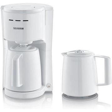 Severin KA 9256 - Filter koffiezetapparaat - 2 kannen - wit beschikbaar voor biedingen